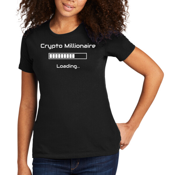 Crypto Millionaire  - Women's Premium Cotton T-Shirt Thumbnail