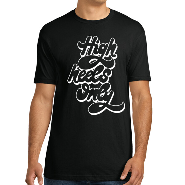 High Heels - Unisex Premium Cotton T-Shirt Thumbnail