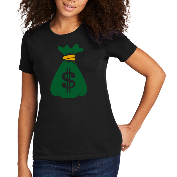 Money Bags - Women's Premium Cotton T-Shirt Thumbnail