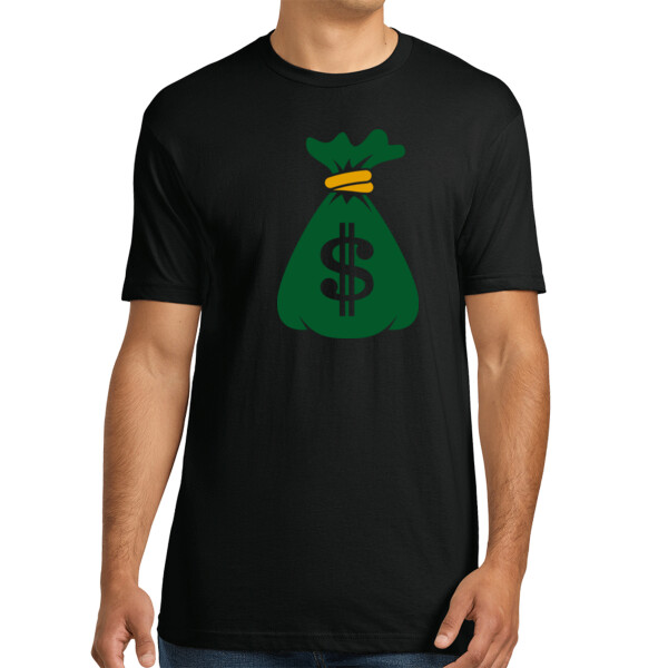 Money Bags - Unisex Premium Cotton T-Shirt Thumbnail