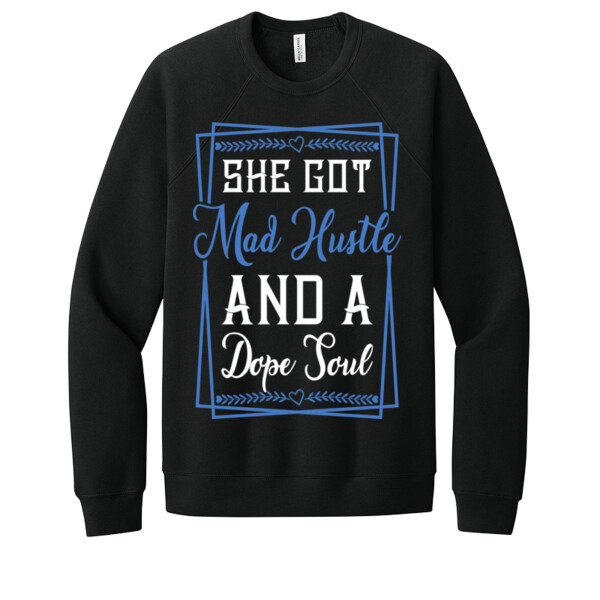 Mad Hustle - Unisex Premium Fleece Crew Sweatshirt Thumbnail