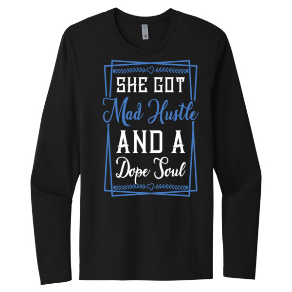 Mad Hustle - Unisex Premium Cotton Long Sleeve T-Shirt Thumbnail