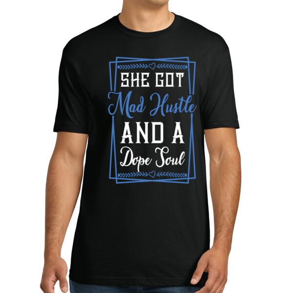 Mad Hustle - Unisex Premium Cotton T-Shirt Thumbnail