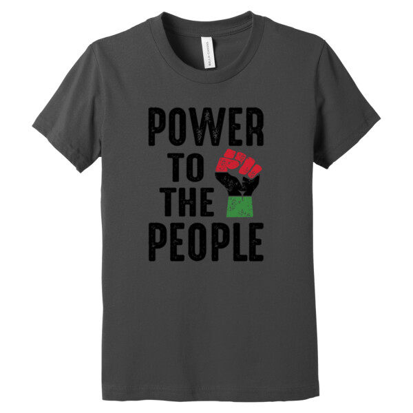 Power To The People - Youth Premium Cotton T-Shirt Thumbnail