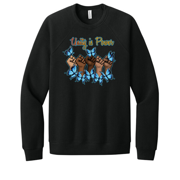 Unity is Power - Unisex Premium Fleece Crew Sweatshirt Thumbnail