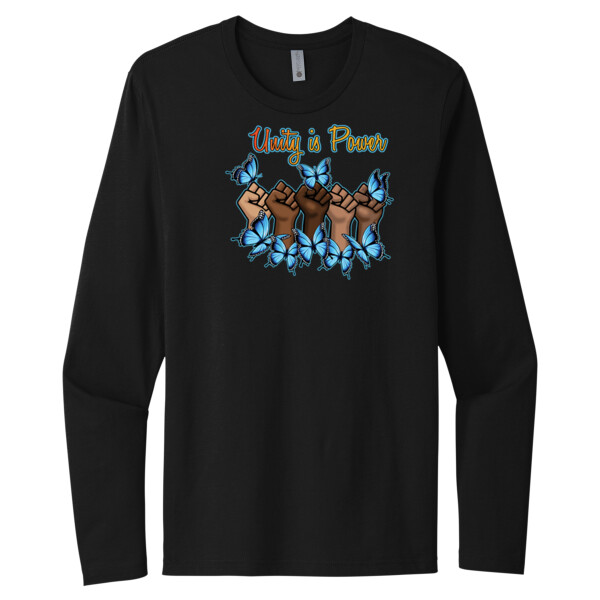 Unity is Power - Unisex Premium Cotton Long Sleeve T-Shirt Thumbnail