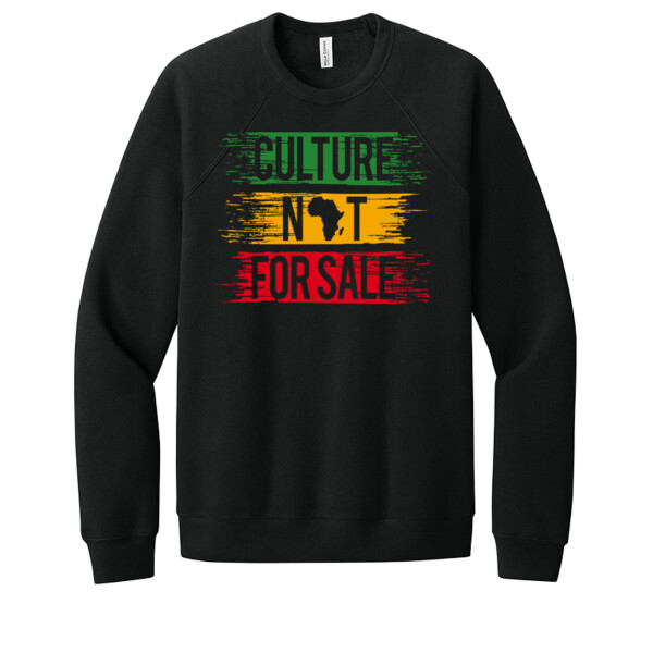 Culture Not For Sale - Unisex Premium Fleece Crew Sweatshirt Thumbnail