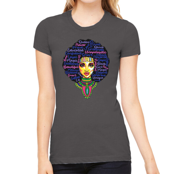 Queen Flavor - Women's Premium Cotton Slim Fit T-SHirt Thumbnail