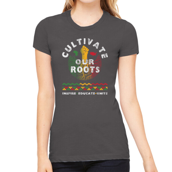 Cultivate Our Roots - Women's Premium Cotton Slim Fit T-SHirt Thumbnail