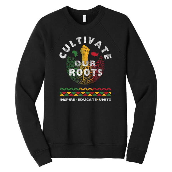 Cultivate Our Roots - Unisex Premium Fleece Crew Sweatshirt Thumbnail
