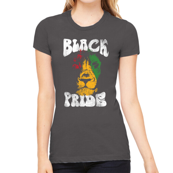 Black Pride - Women's Premium Cotton Slim Fit T-SHirt Thumbnail