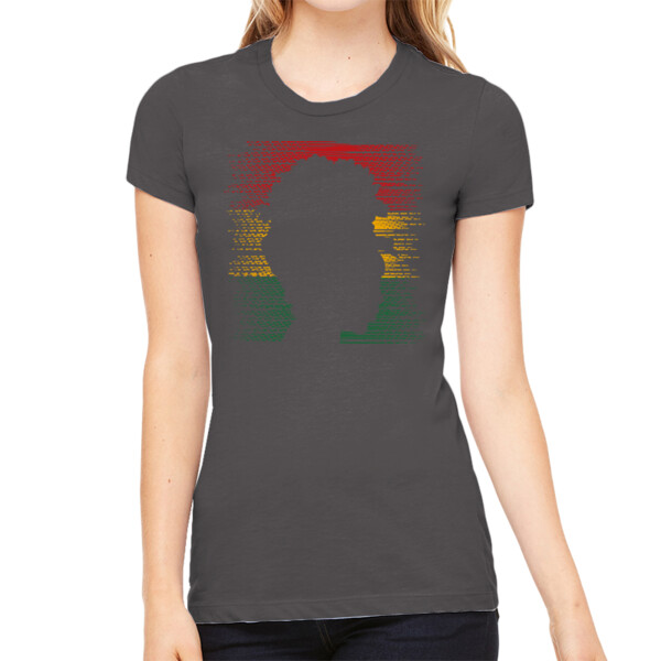African Queen - Women's Premium Cotton Slim Fit T-SHirt Thumbnail