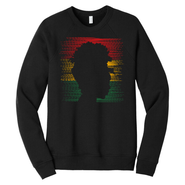 African Queen - Unisex Premium Fleece Crew Sweatshirt Thumbnail