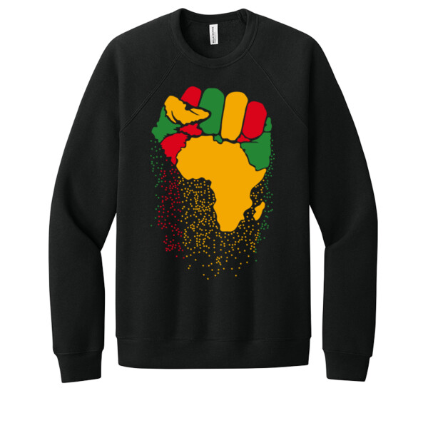 Strong Africa - Unisex Premium Fleece Crew Sweatshirt Thumbnail