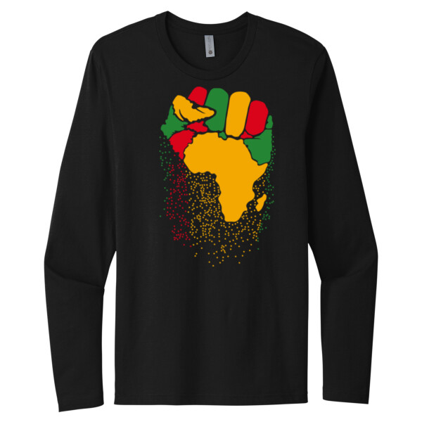 Strong Africa - Unisex Premium Cotton Long Sleeve T-Shirt Thumbnail