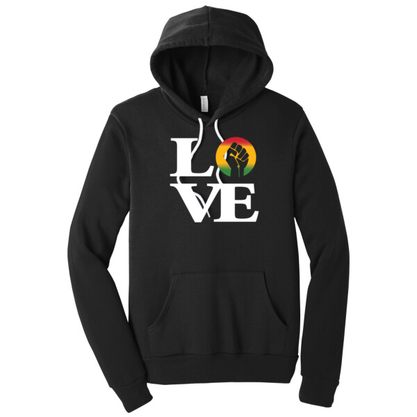 Black Love - Unisex Premium Fleece Pullover Hoodie Thumbnail