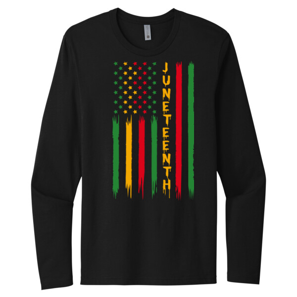 JuneTeenth - Unisex Premium Cotton Long Sleeve T-Shirt Thumbnail