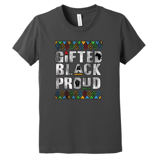 Gifted Black Proud - Youth Premium Cotton T-Shirt Thumbnail