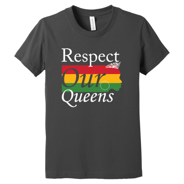 Respect Our Queens - Youth Premium Cotton T-Shirt Thumbnail