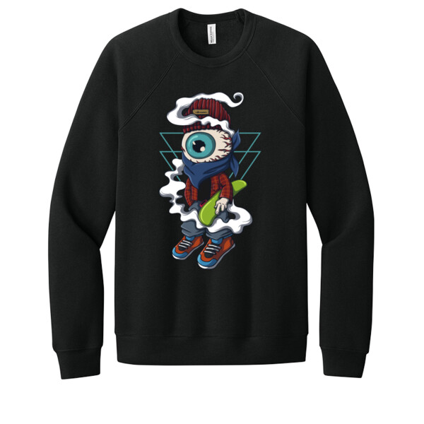 One Eyed Guy - Unisex Premium Fleece Crew Sweatshirt Thumbnail