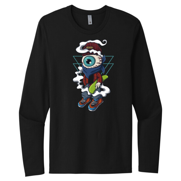 One Eyed Guy - Unisex Premium Cotton Long Sleeve T-Shirt Thumbnail