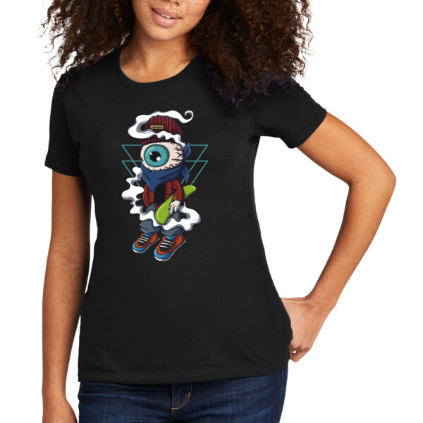 One Eyed Guy - Women's Premium Cotton T-Shirt Thumbnail
