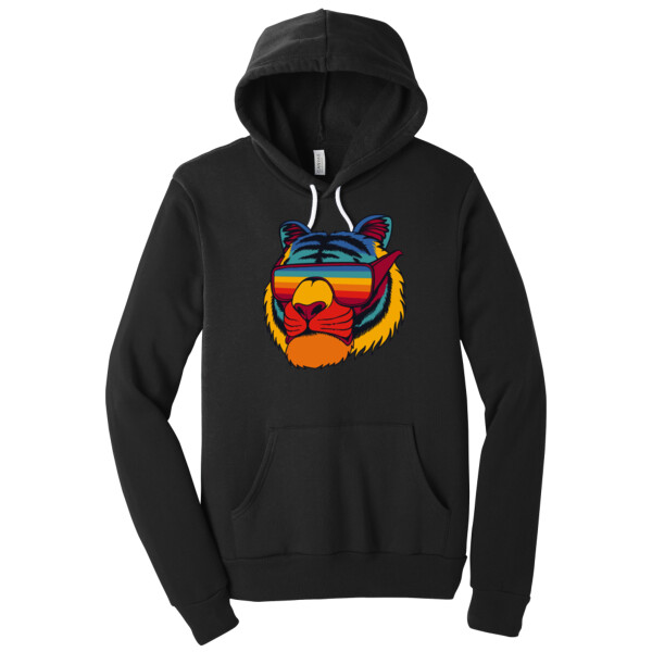 Cool Tiger - Unisex Premium Fleece Pullover Hoodie Thumbnail