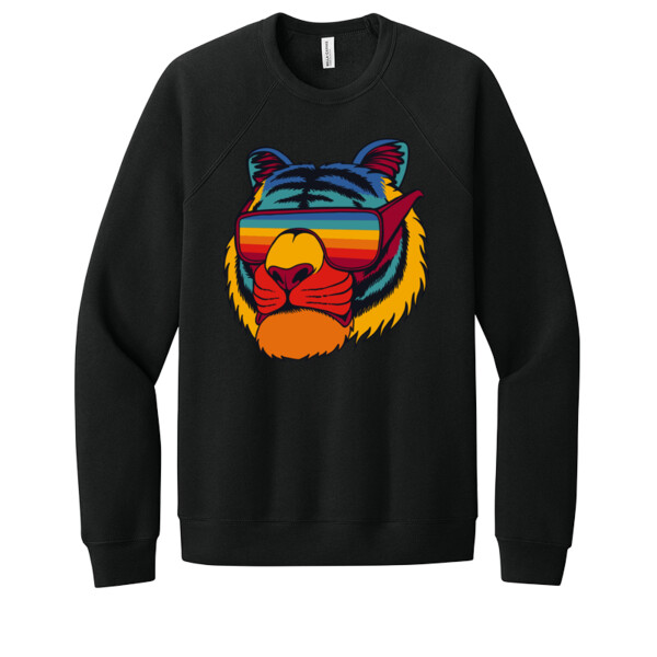 Cool Tiger - Unisex Premium Fleece Crew Sweatshirt Thumbnail