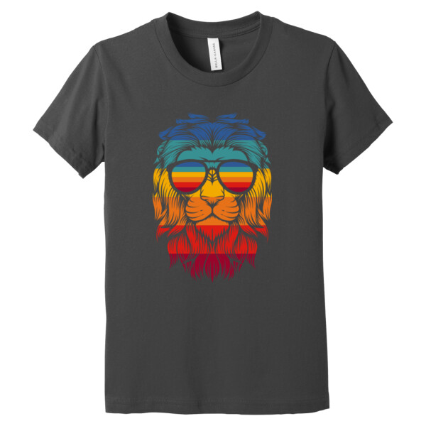 Cool Lion - Youth Premium Cotton T-Shirt Thumbnail