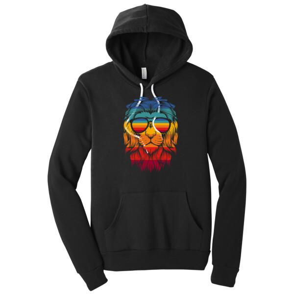 Cool Lion - Unisex Premium Fleece Pullover Hoodie Thumbnail