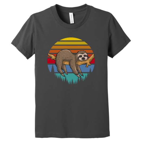 Lazy Sloth - Youth Premium Cotton T-Shirt Thumbnail