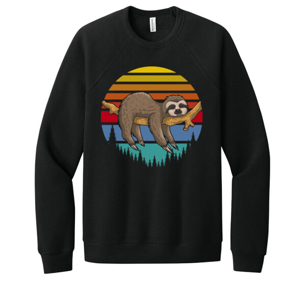 Lazy Sloth - Unisex Premium Fleece Crew Sweatshirt Thumbnail
