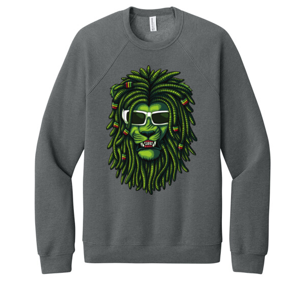 Green Lion - Unisex Premium Fleece Crew Sweatshirt Thumbnail