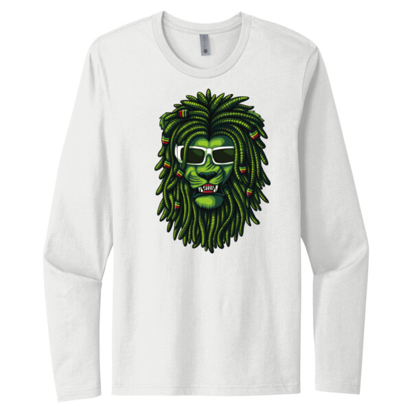 Green Lion - Unisex Premium Cotton Long Sleeve T-Shirt Thumbnail