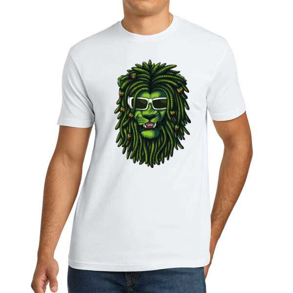 Green Lion - Unisex Premium Cotton T-Shirt Thumbnail