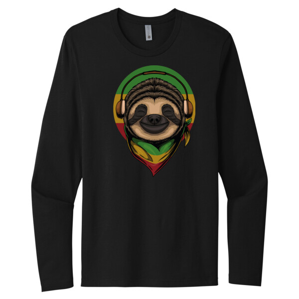 Sloth - Unisex Premium Cotton Long Sleeve T-Shirt Thumbnail
