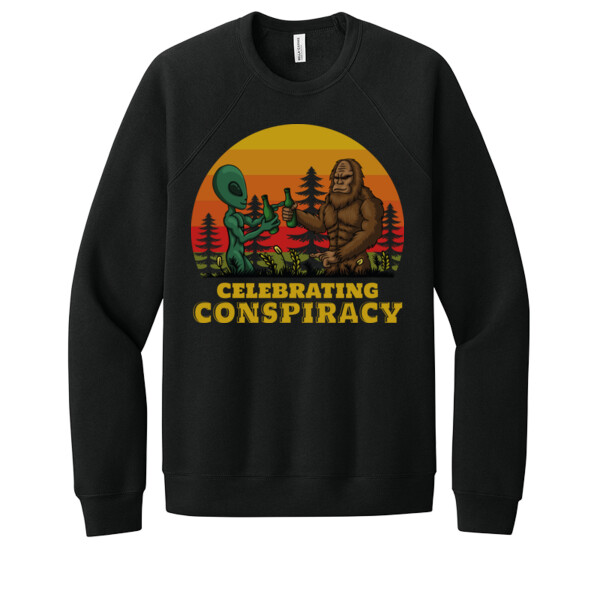 Celebrating Conspiracy - Unisex Premium Fleece Crew Sweatshirt Thumbnail