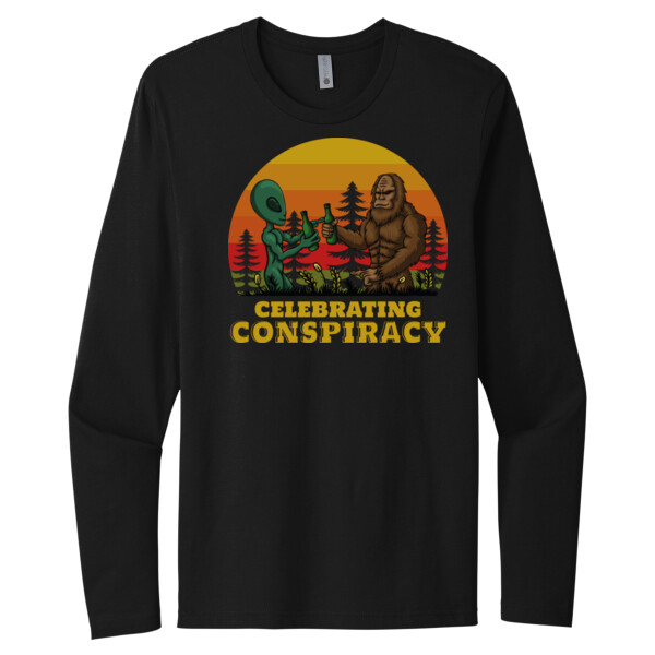 Celebrating Conspiracy - Unisex Premium Cotton Long Sleeve T-Shirt Thumbnail