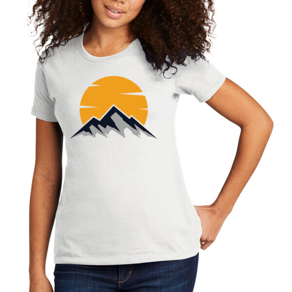 Mountain  Sunrise - Women's Premium Cotton T-Shirt Thumbnail