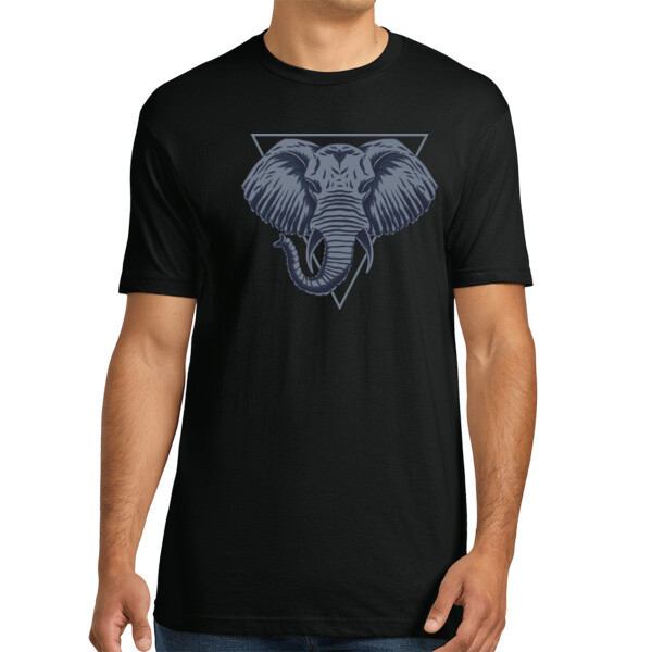 Elephant - Unisex Premium Cotton T-Shirt Thumbnail