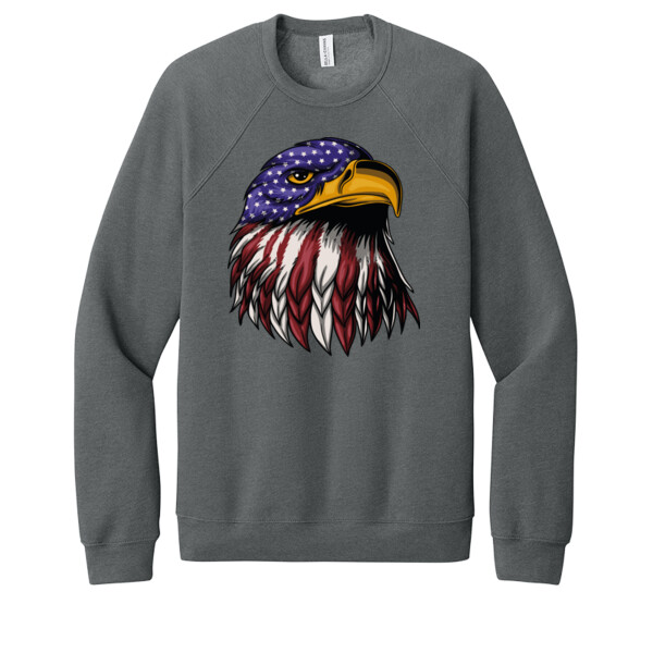 Eagle USA - Unisex Premium Fleece Crew Sweatshirt Thumbnail