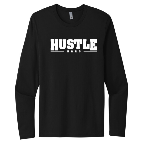Hustle Hard - Unisex Premium Cotton Long Sleeve T-Shirt Thumbnail