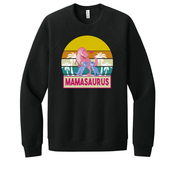 Mamasaurus - Unisex Premium Fleece Crew Sweatshirt Thumbnail