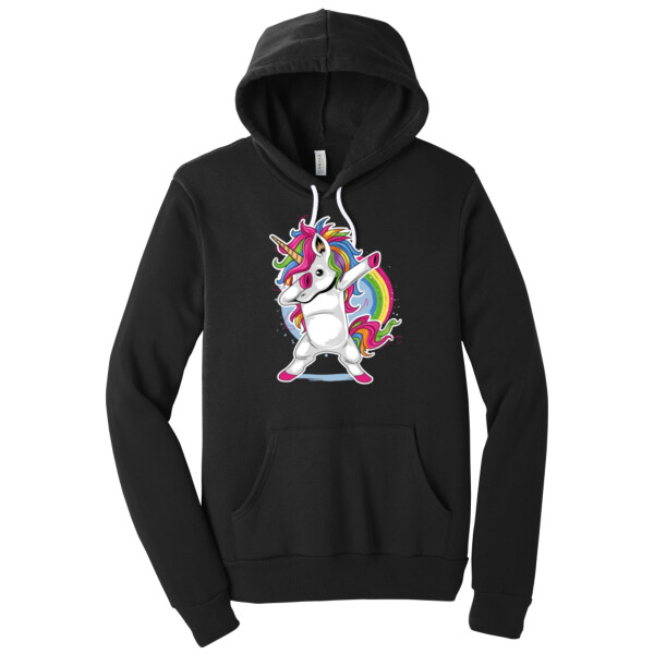 Dabbing Unicorn - Unisex Premium Fleece Pullover Hoodie Thumbnail