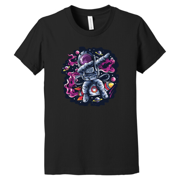 Dabbing Astronaut - Youth Premium Cotton T-Shirt Thumbnail