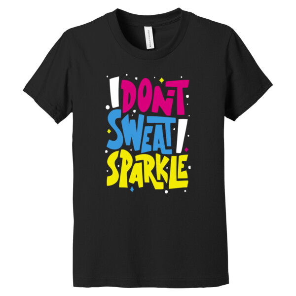 Don't Sweat Sparkle - Youth Premium Cotton T-Shirt Thumbnail