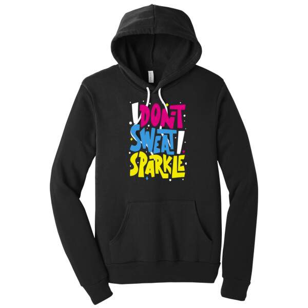 Don't Sweat Sparkle - Unisex Premium Fleece Pullover Hoodie Thumbnail