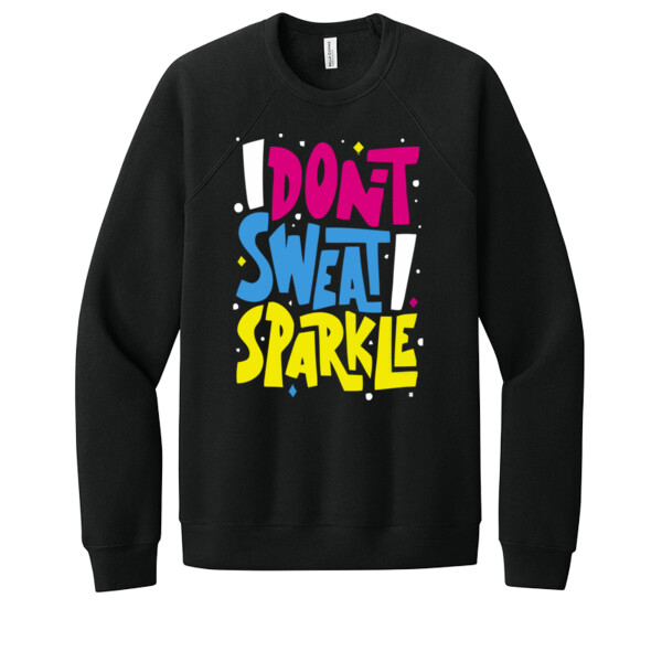 Don't Sweat Sparkle - Unisex Premium Fleece Crew Sweatshirt Thumbnail