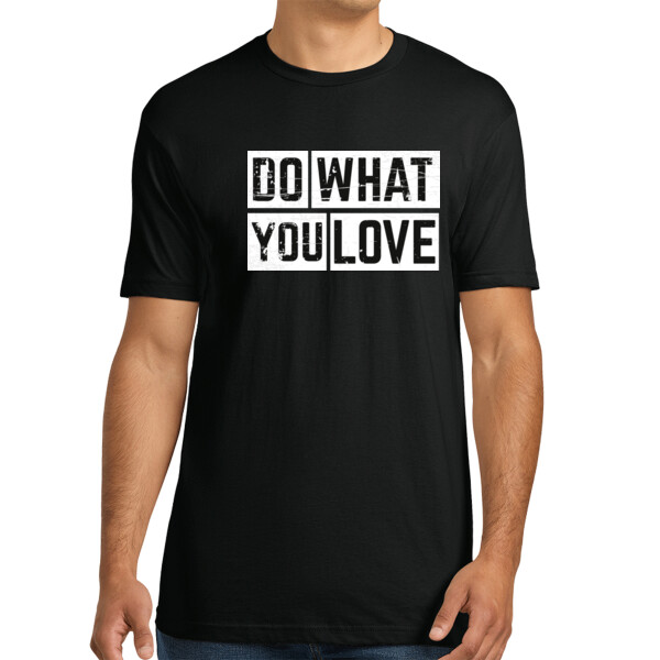 Do What You Love - Unisex Premium Cotton T-Shirt Thumbnail