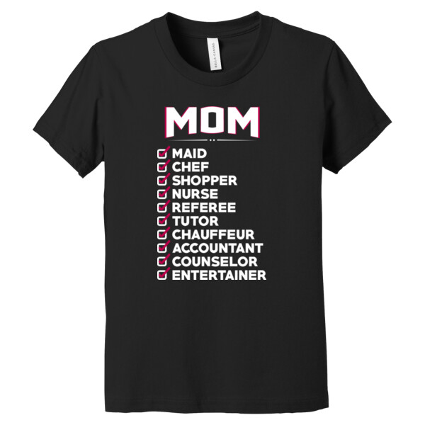 Mom List - Youth Premium Cotton T-Shirt Thumbnail